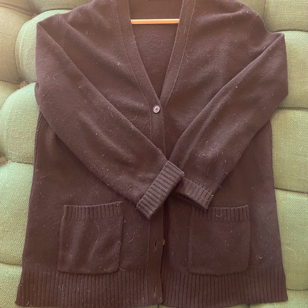LIKE NEW JENNI KAYNE BLACK CARDIGAN. Barely worn.